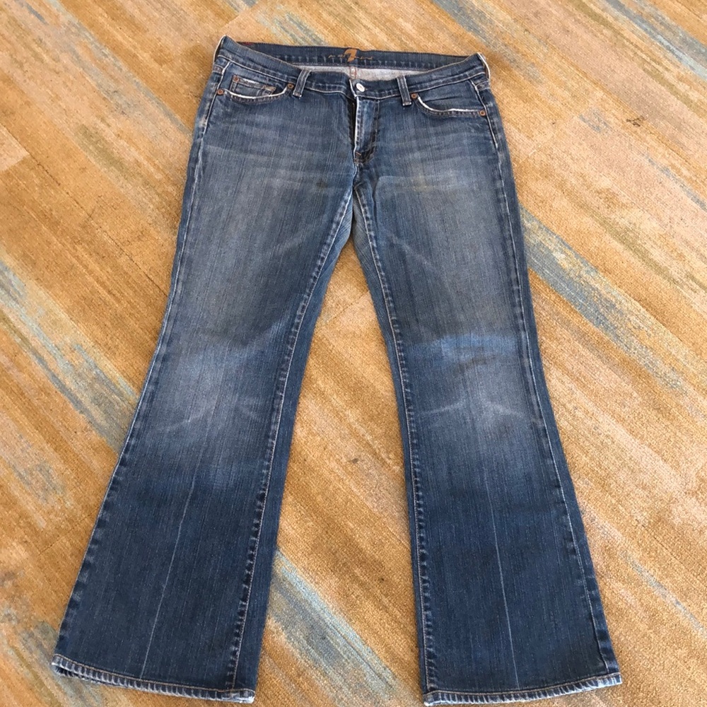 7 jeans, worn but in great shape!